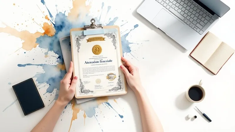 Attestation fiscale auto entrepreneur le guide officiel