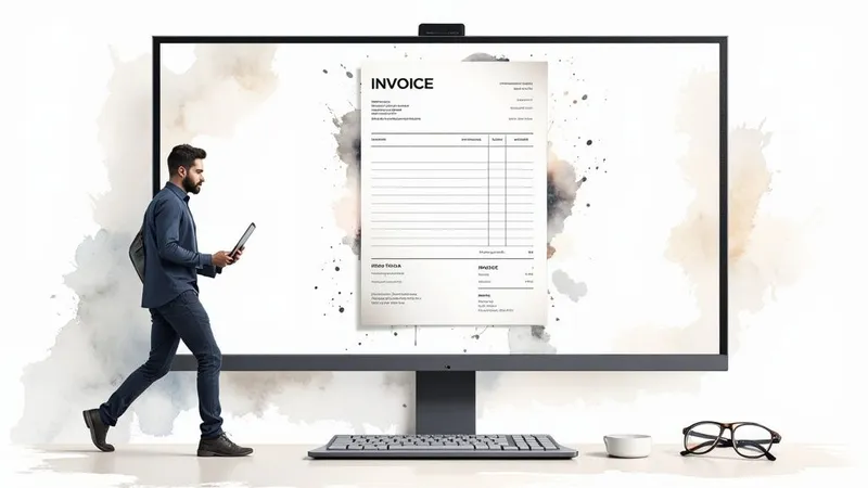 Blank invoice template to fill in PDF: free template