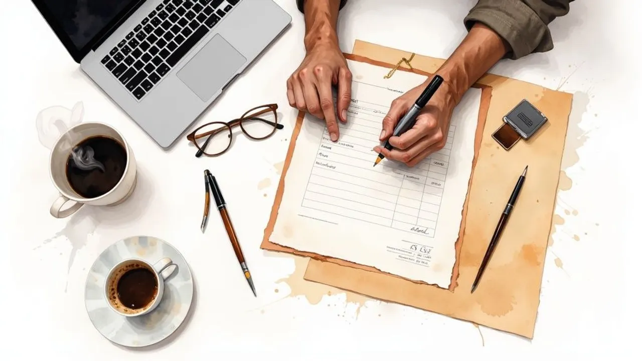 Simple invoice template: create yours without the stress