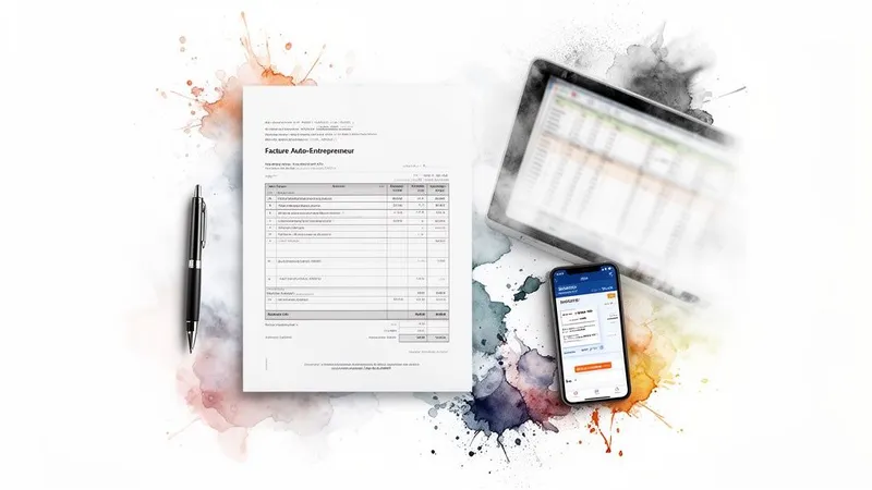 Exemple facture auto entrepreneur: guide - exemple facture auto entrepreneur