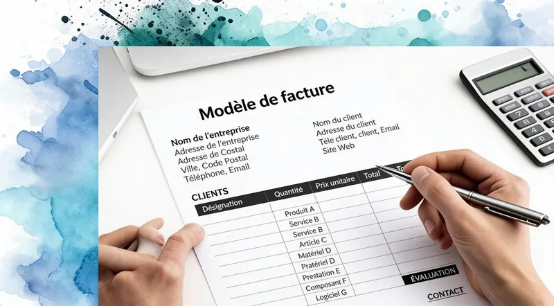 Un modele de facture simple et conforme pour les entrepreneurs