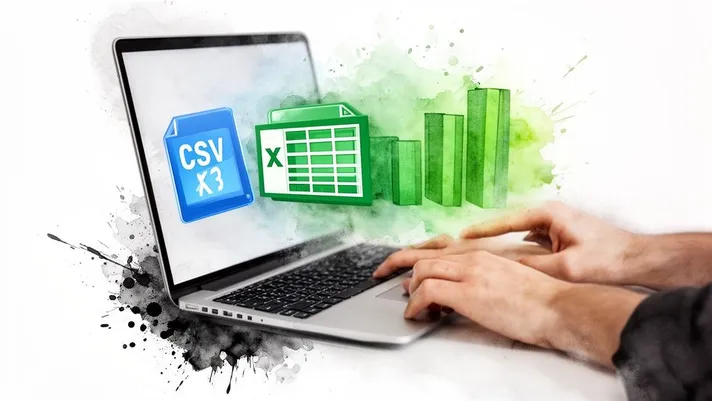 Convertir un CSV en Excel sans perdre de données