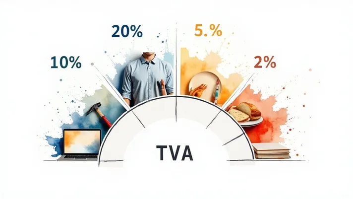 Découvrez les différents taux de tva et leurs applications