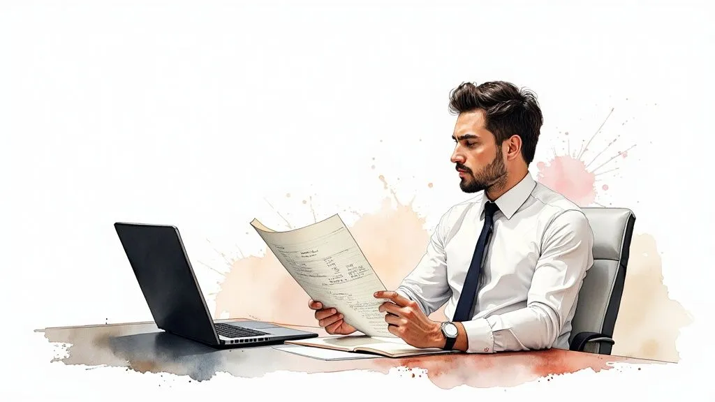 Manual bank reconciliation