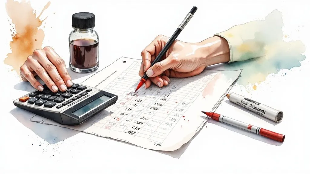 Image of a team collaborating on financial charts, symbolizing process optimization