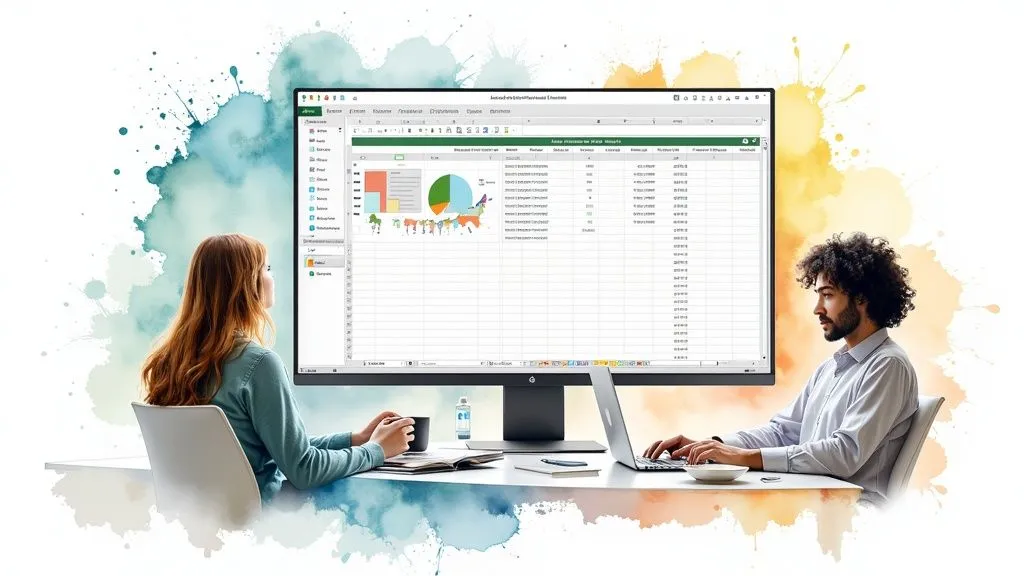 Accounting tracking spreadsheet