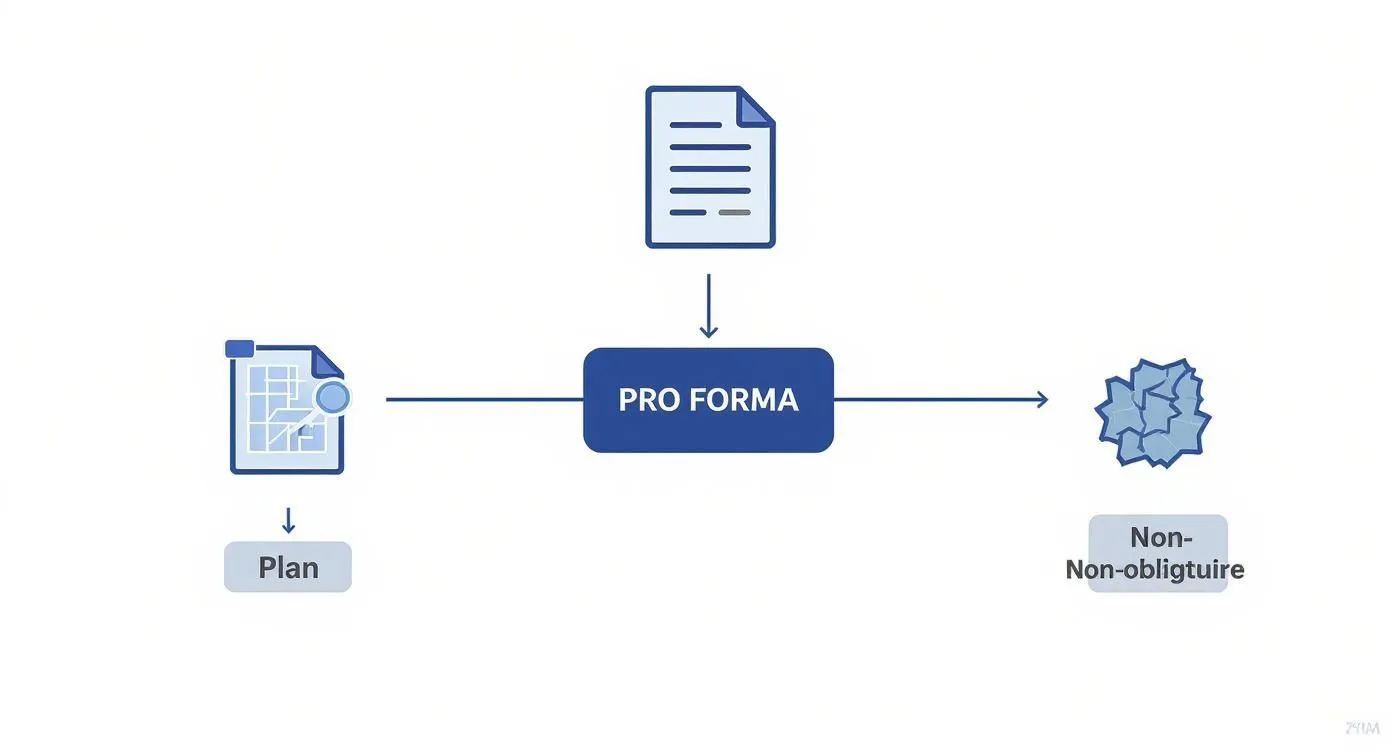 Infographic about the pro forma invoice