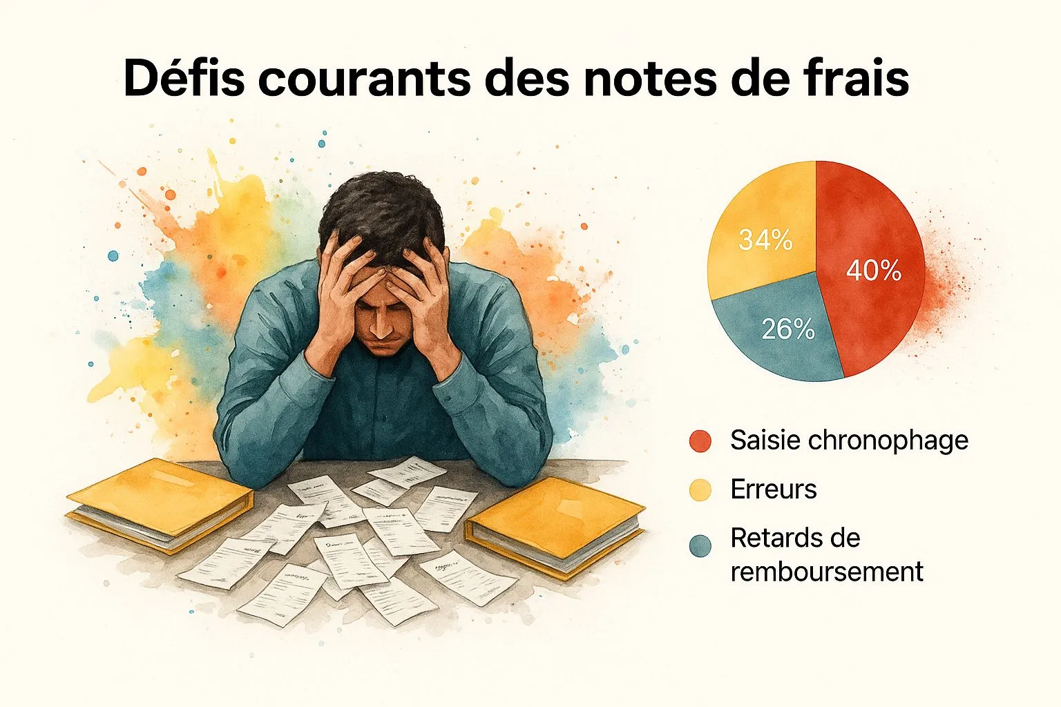 Infographic about expense report management