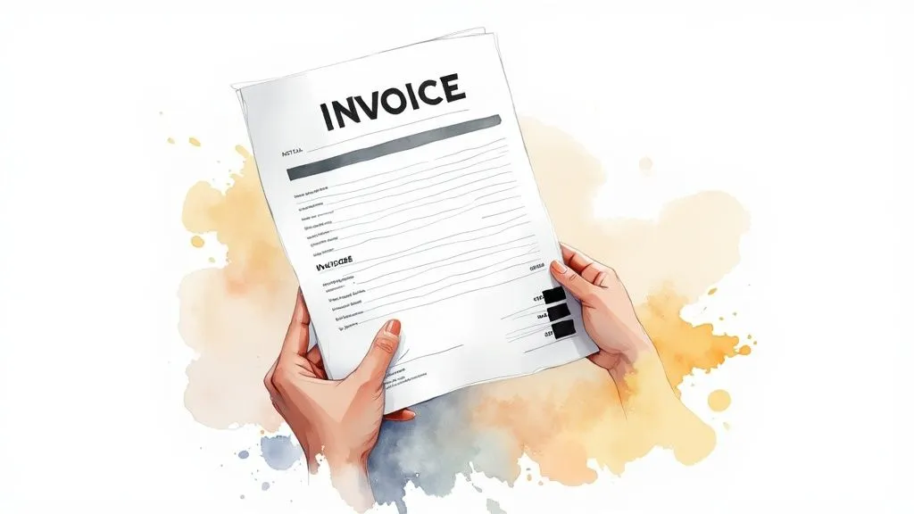Simple invoice template