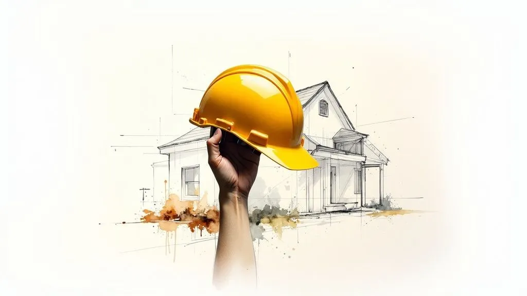 Down payment invoice for residential construction - 30% on order
