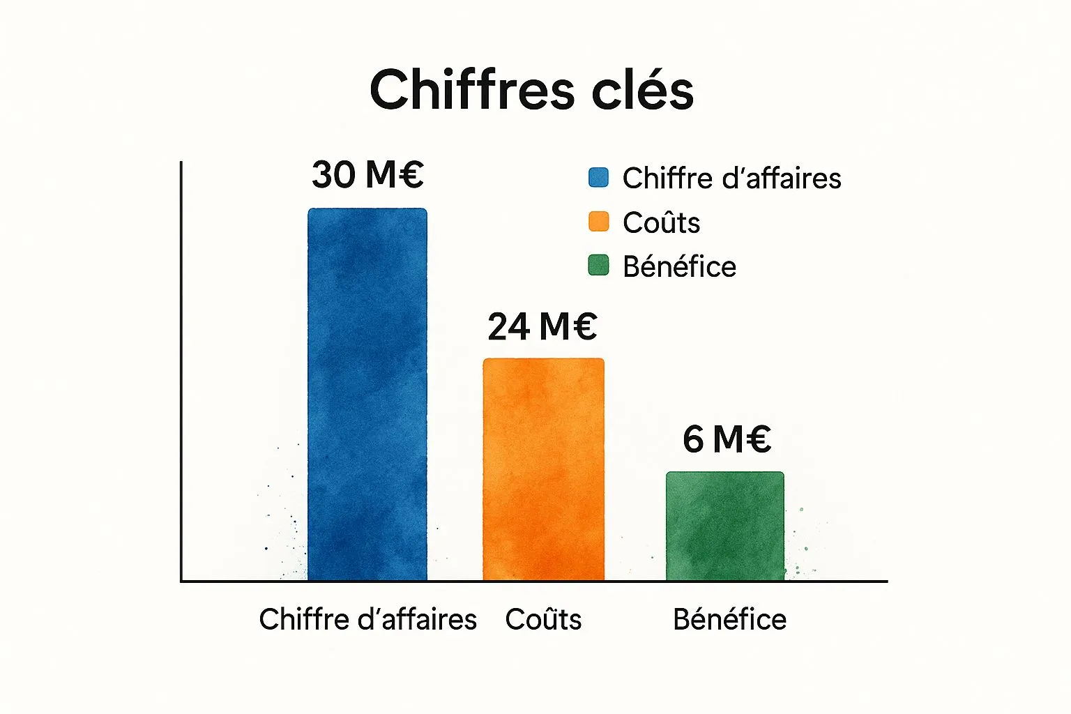 Infographic about revenue and profit