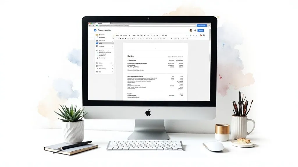 Google Docs Invoice