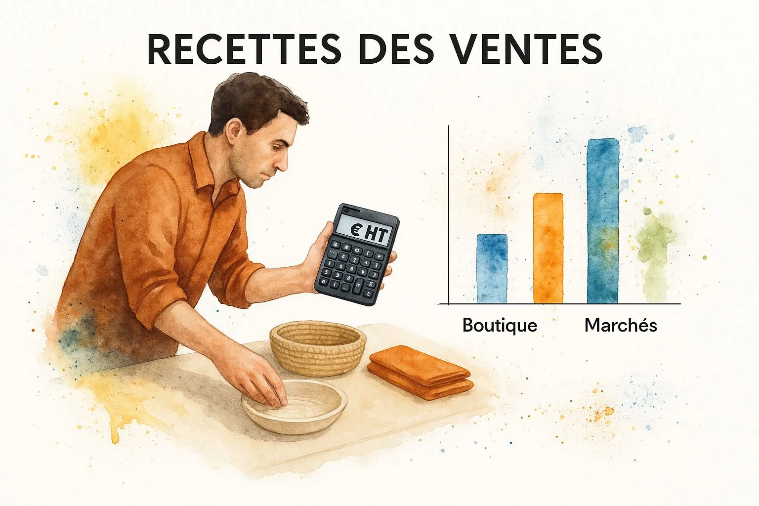Infographic about how to calculate revenue