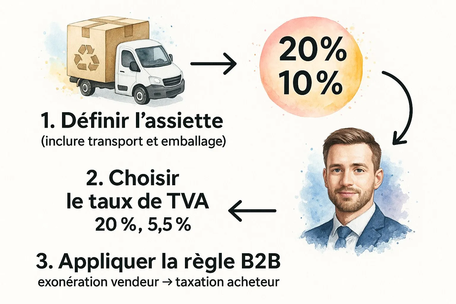 Infographic about intra-EU VAT calculation