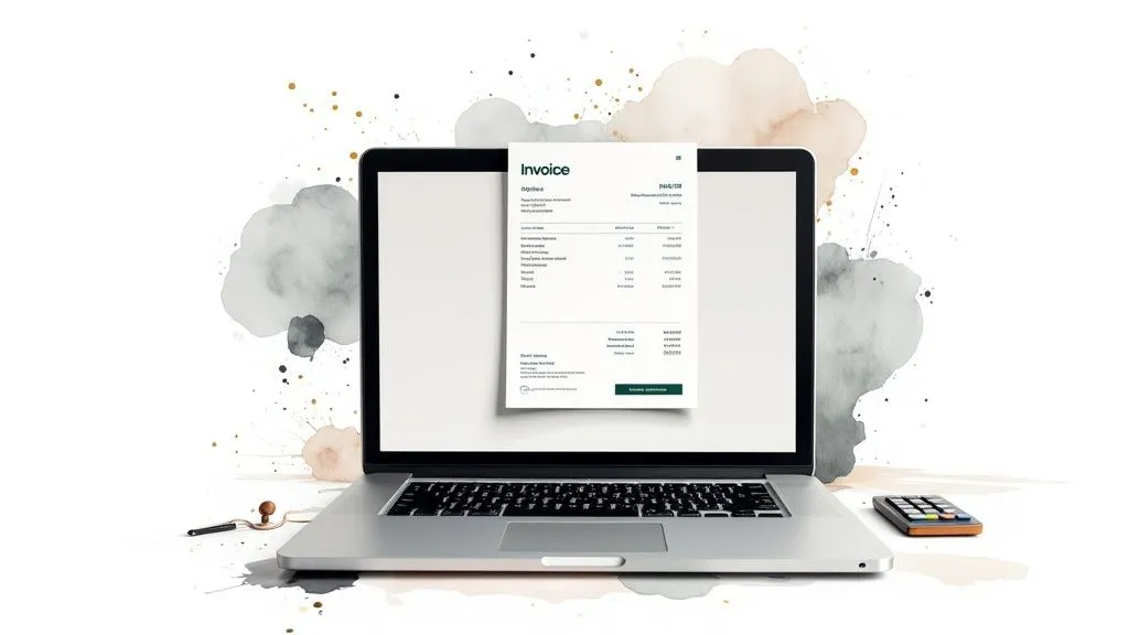 Sage Template for Deposit Invoices