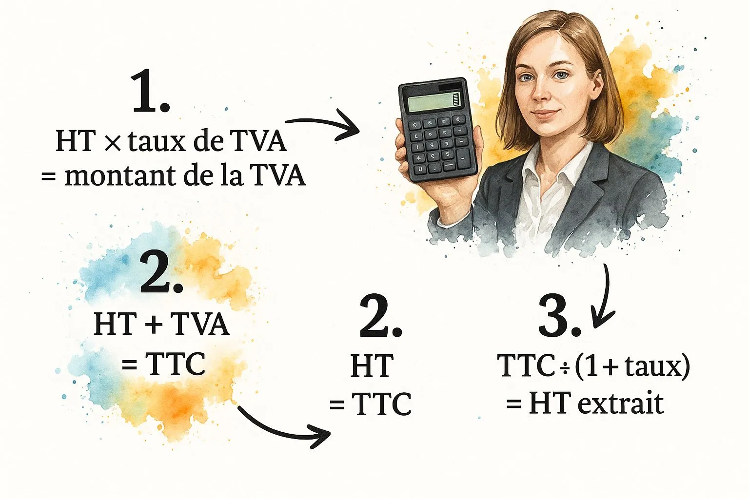 Infographic about VAT rate calculation