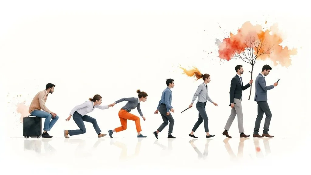 The evolution of the company name