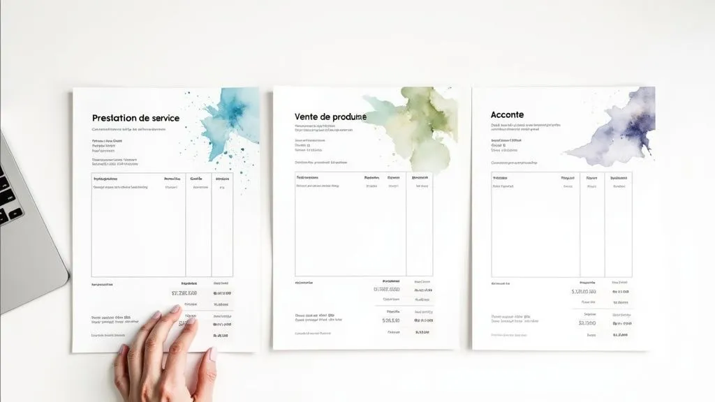 A sole trader invoice example clearly showing the mandatory details such as contact information, invoice number, service details and total amount due.
