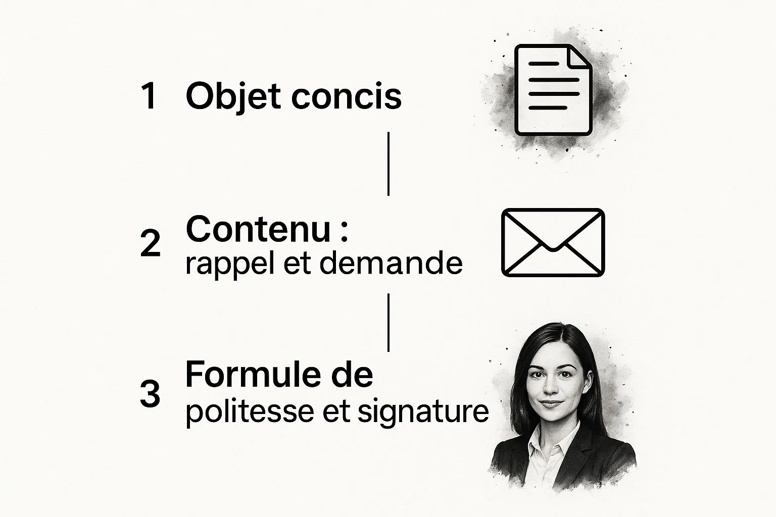 Infographic about friendly payment reminder letter