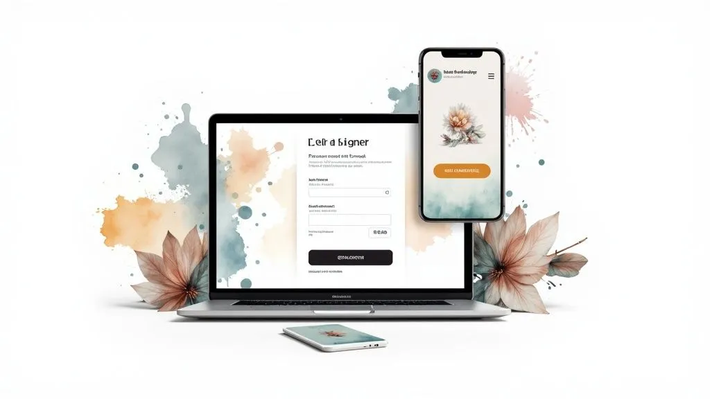 E-Commerce and Digital Products Deposit Invoice