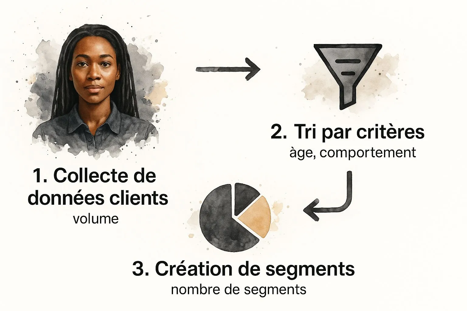 Infographic about how to segment your customer base