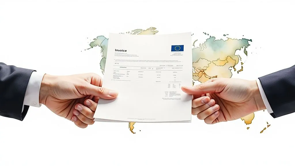 European Union flags symbolizing intra-EU trade
