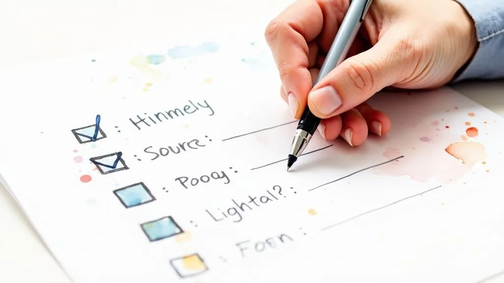 Professional activity questionnaire