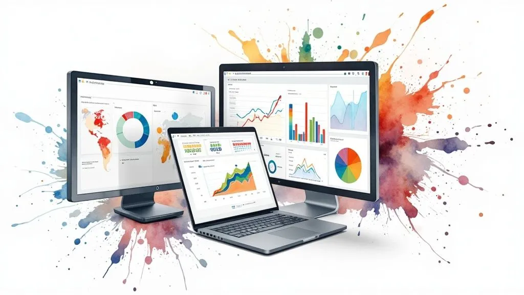 Digital dashboard format