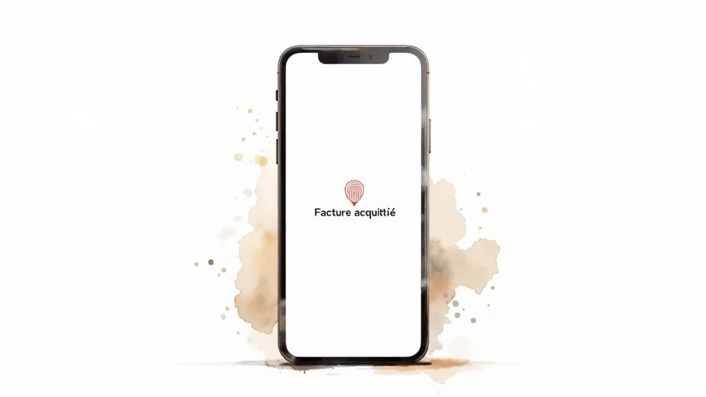 Receipting via Mobile App with Geolocation