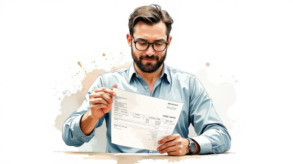 Sole trader invoicing complex situations