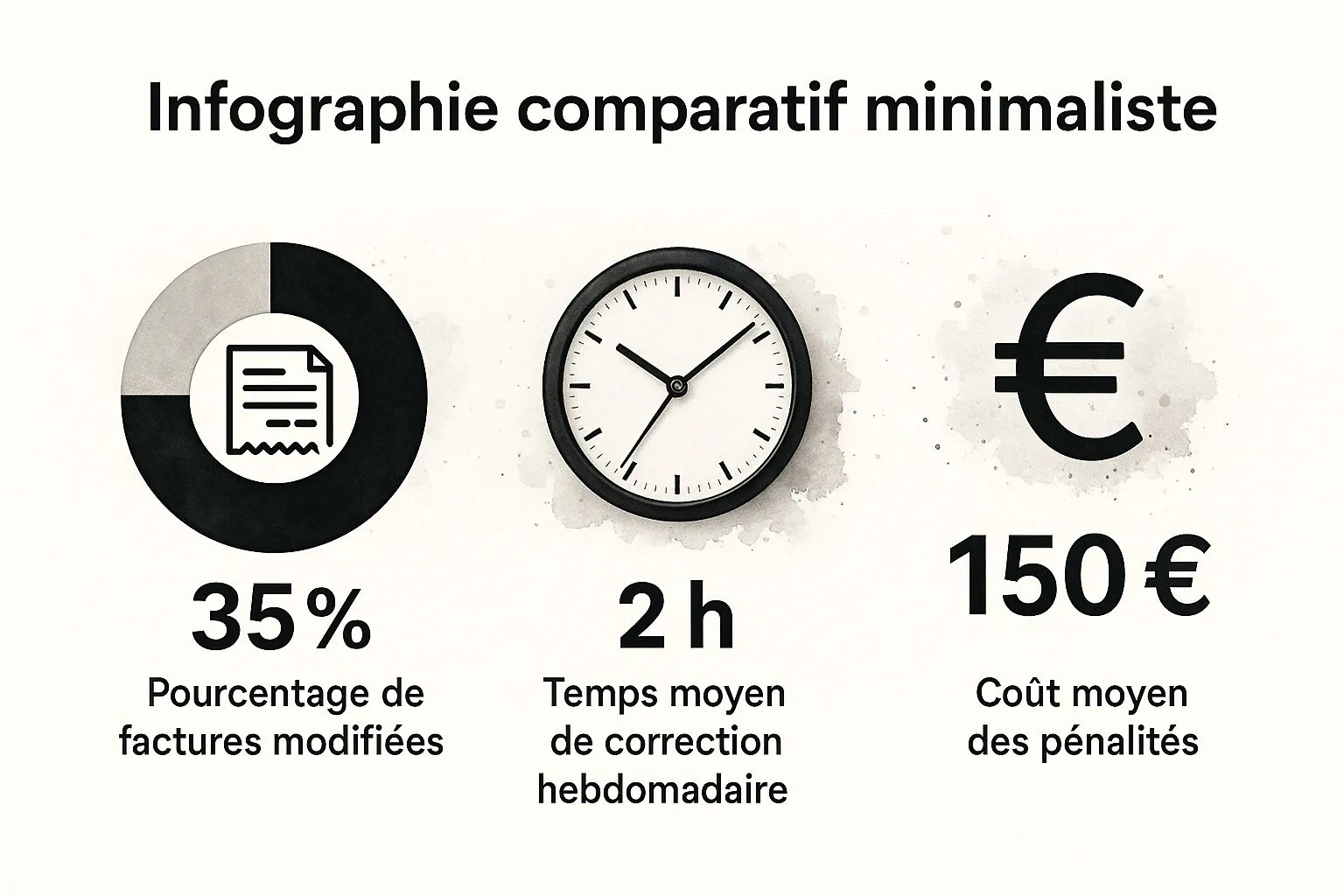 Infographic about editing an invoice