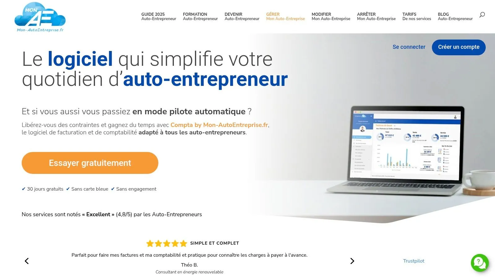 Compta by Mon-AutoEntreprise.fr